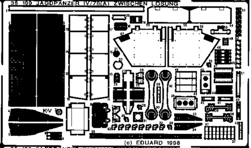 Eduard 35199 photodecoupe - 35199,