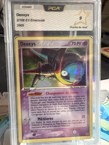 Carte pokémon deoxys 106 - deoxys, ex