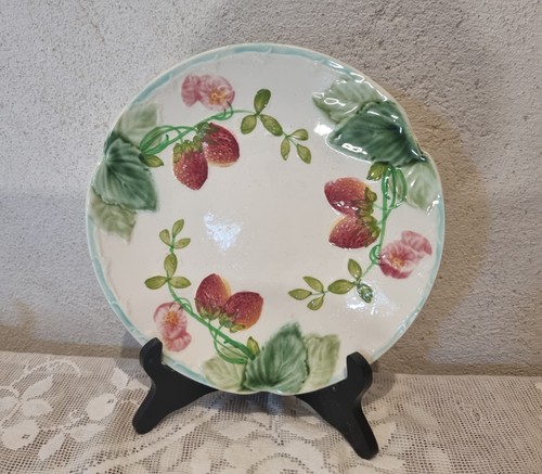 Ancienne assiette barbotine - assiette,