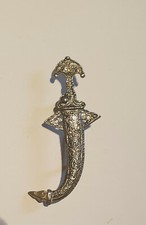 Broche, collection, poignard