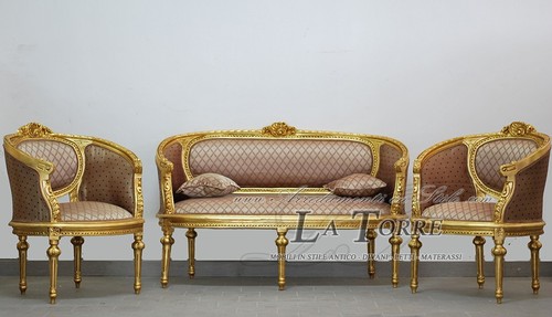 Canapé fauteuil salon luigi - canapé,