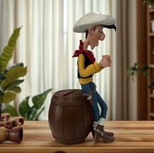Figurine lucky luke - lucky, 19cm