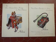 2 DEPLIANTS PUBS HOBSON VERIN ELECTRO HYDRAULIQUE / SERVO-ACTIONNEUR AIRCRAFT