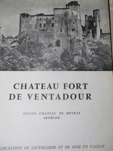 Château fort ventadour - château,