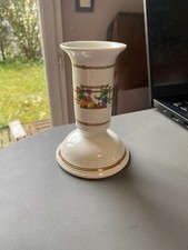 BOUGEOIR photophore porcelaine CERAMIQUE VILLEROY BOCH DECOR FRUITS vintage