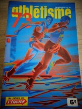 ATHLETISME les cahiers de l'équipe année 1973