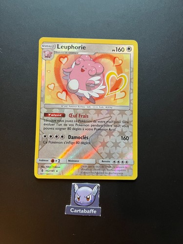 Carte pokémon leuphorie - carte,