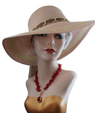 chapeau d'été capeline en