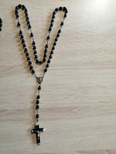 Chapelet perles allongées - perles,