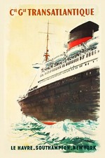 Bateau cie transatlantique - bateau,