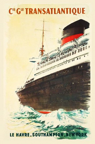 Bateau cie transatlantique - cie,