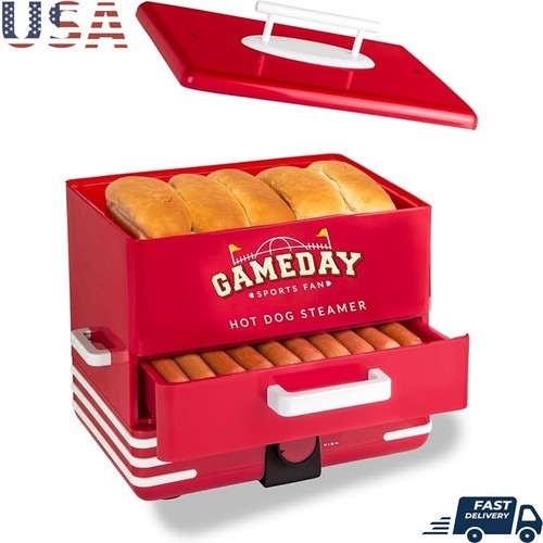 Hot dog steamer cook - cook,