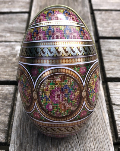 Boîte œuf vintage métal - boÎte,