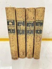 Œuvres de Regnard – Théâtre complet, 4 tomes, Londres 1784 – Reliure ancienne