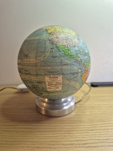 Ancien globe terrestre perrina - terrestre,