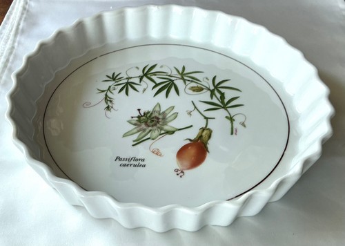 Plat tarte porcelaine - plat,