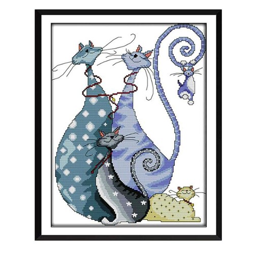 Kit broderie pré imprimé - de, pré-imprimé