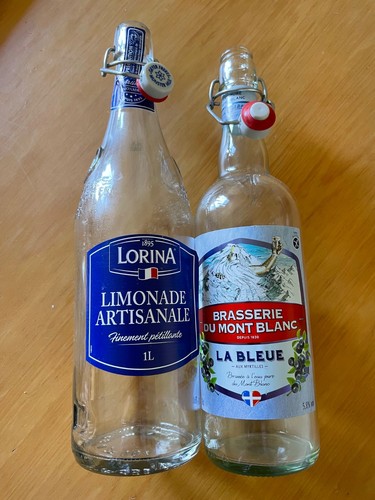 Lot bouteilles vides en - lot,