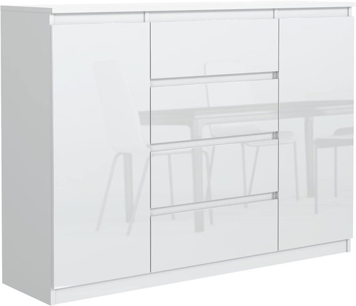 Commode blanche haute - blanche,