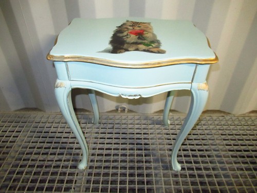 Chevet vintage bois - chevet,