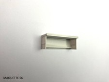 N Lot de 2 abris de quai 1/160 décor train gare diorama maquette 56 miniature