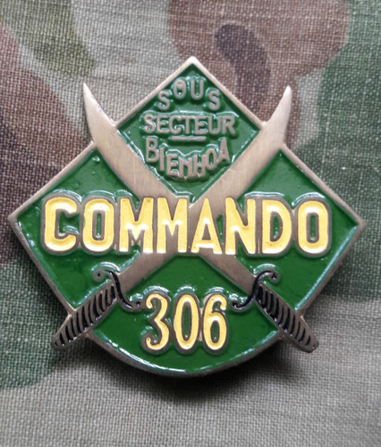 Insigne commando 306 - commando, indochine