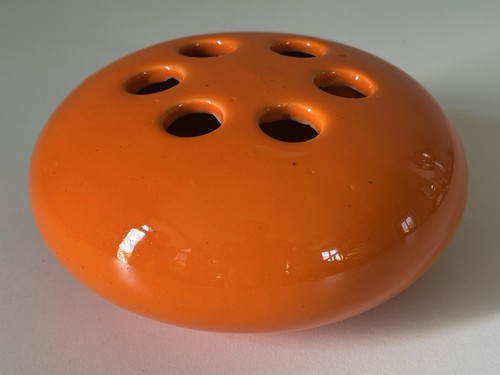 Céramique vase orange - vase, design