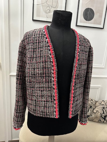 Veste tweed chanel coton et - chanel,