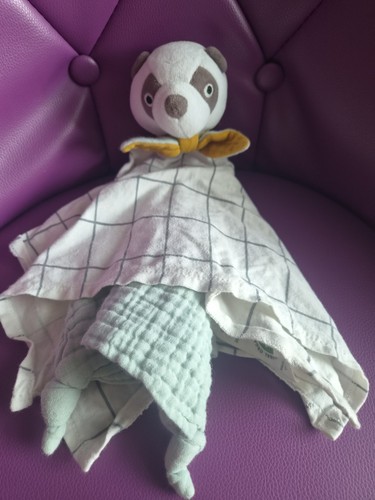 Doudou panda cotton bio - panda,