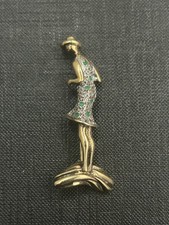 Belle Broche Plaque or 3 m