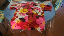 RARE ORIGINAL  60's CHEMISE HAWAIIENNE SURF PACIFIC T. S  B. ETAT Made IN HAWAII