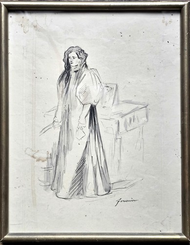 Jean louis forain jeune femme - forain,