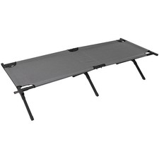 Lit de Camp Armée Camping Aluminium Chaise Longue Commentaires Pliant Canapé Sac