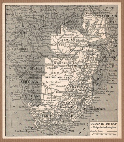 Lithographie ancienne carte - lithographie,