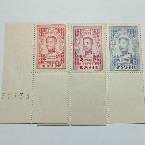 Indochine série timbres non - série,