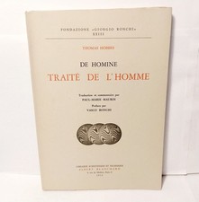 DE HOMINE / TRAITE DE L'HOMME