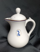 Verseuse thé ou café porcelaine LIMOGES BERNARDAUD 1/2 litre dauphin