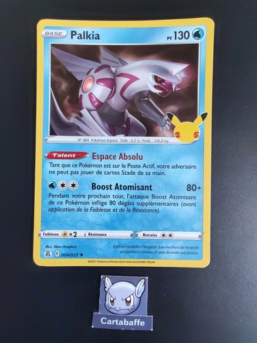 Carte pokémon palkia - pokémon, 004/025