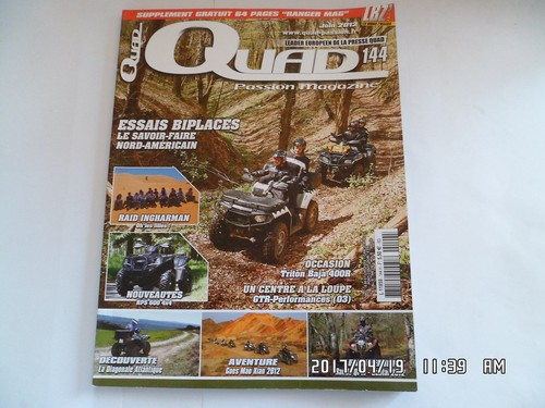 Quad passion magazine 144 - quad, n°144