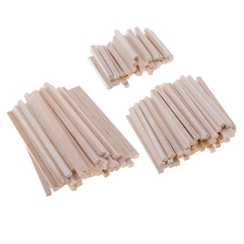 Lot tiges balsa en - lot, 50
