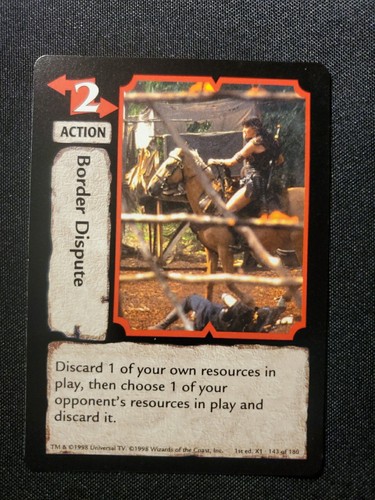Xena tcg border dispute 1st - tcg,