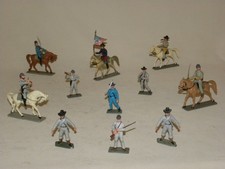 VINTAGE STARLUX WESTERN LA GUERRE DE SECESSION SOLDAT CAVALIER NORDISTE SUDISTE