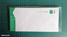 Lot de 10 enveloppes Prêt-à-Poster - Lettre Verte - 20g - Format DL