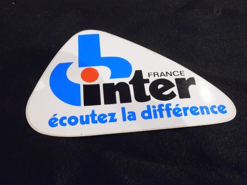 Autocollant france inter - autocollant,