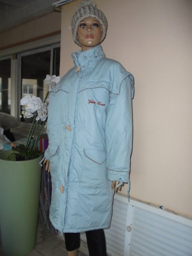 Manteau doudoune bleu ciel - doudoune,