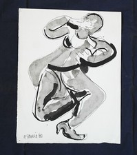 ENCRE DE ADRIEN SEGUIN  datée 80 - pv 507 -