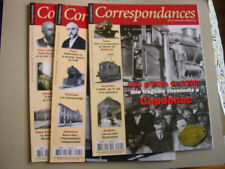 LOT DE 3 REVUES CORRESPONDANCE FERROVIAIRE N°4.5 ET 6             2417
