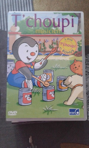 Dvd choupi musicien 3 jeux - -3,