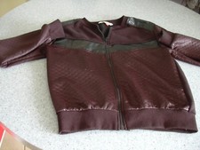 blouson matelassé simili noir "t-14 ans"