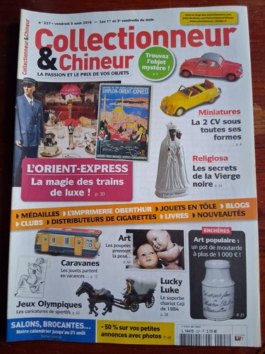 Collectionneur chineur 2016 - collectionneur,